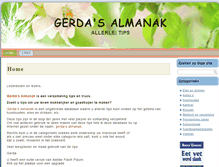 Tablet Screenshot of gerdas-almanak.nl